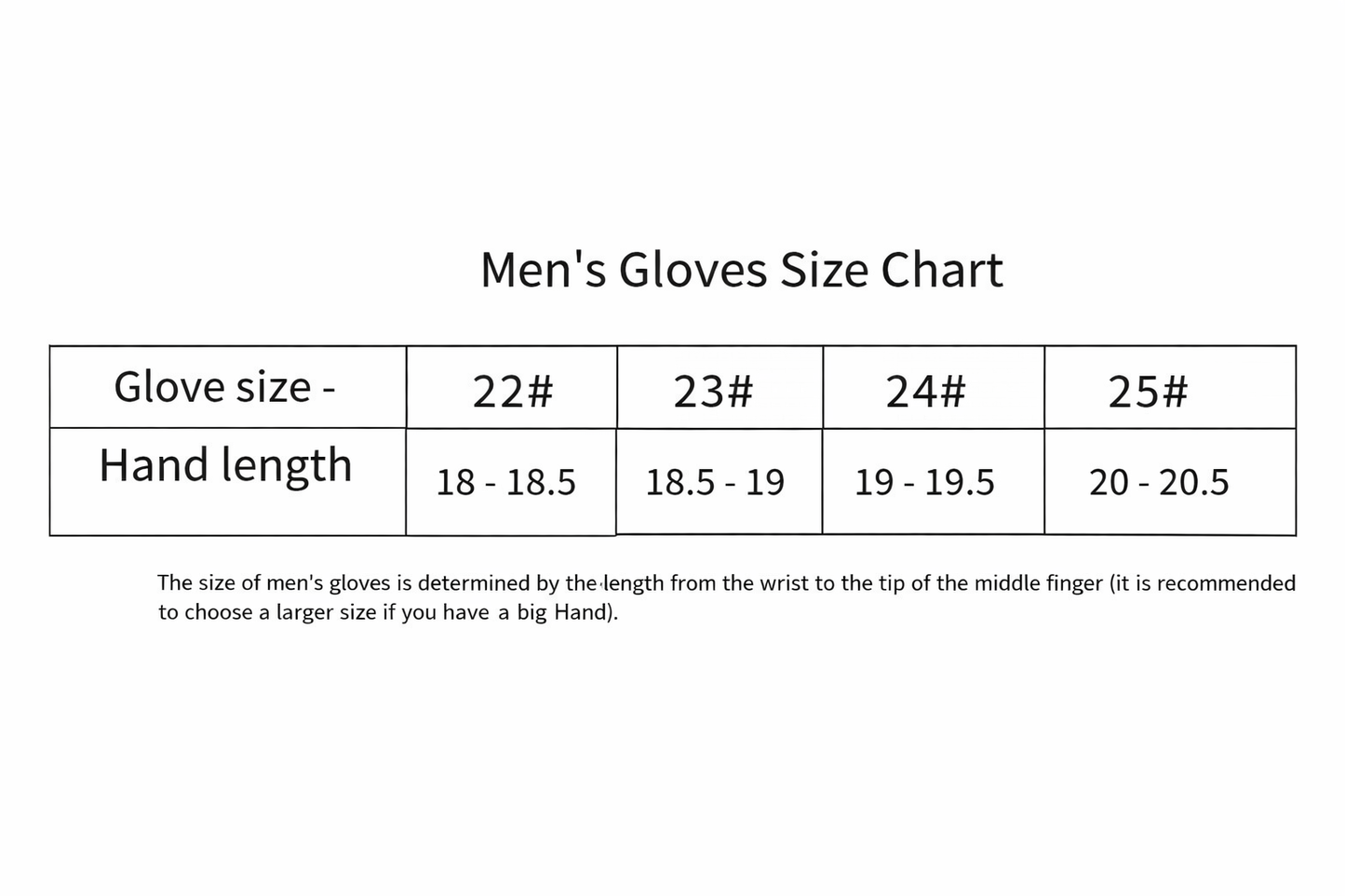 Mens Glove